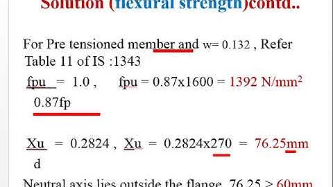 Video 6   Flexural and shear Strength of Composite sections