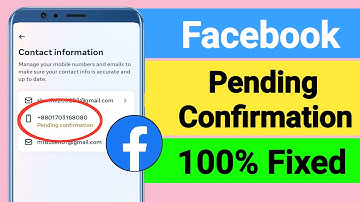 Facebook Number & Gmail Pending Confirmation Problem Solve | Fix pending confirmation on Facebook