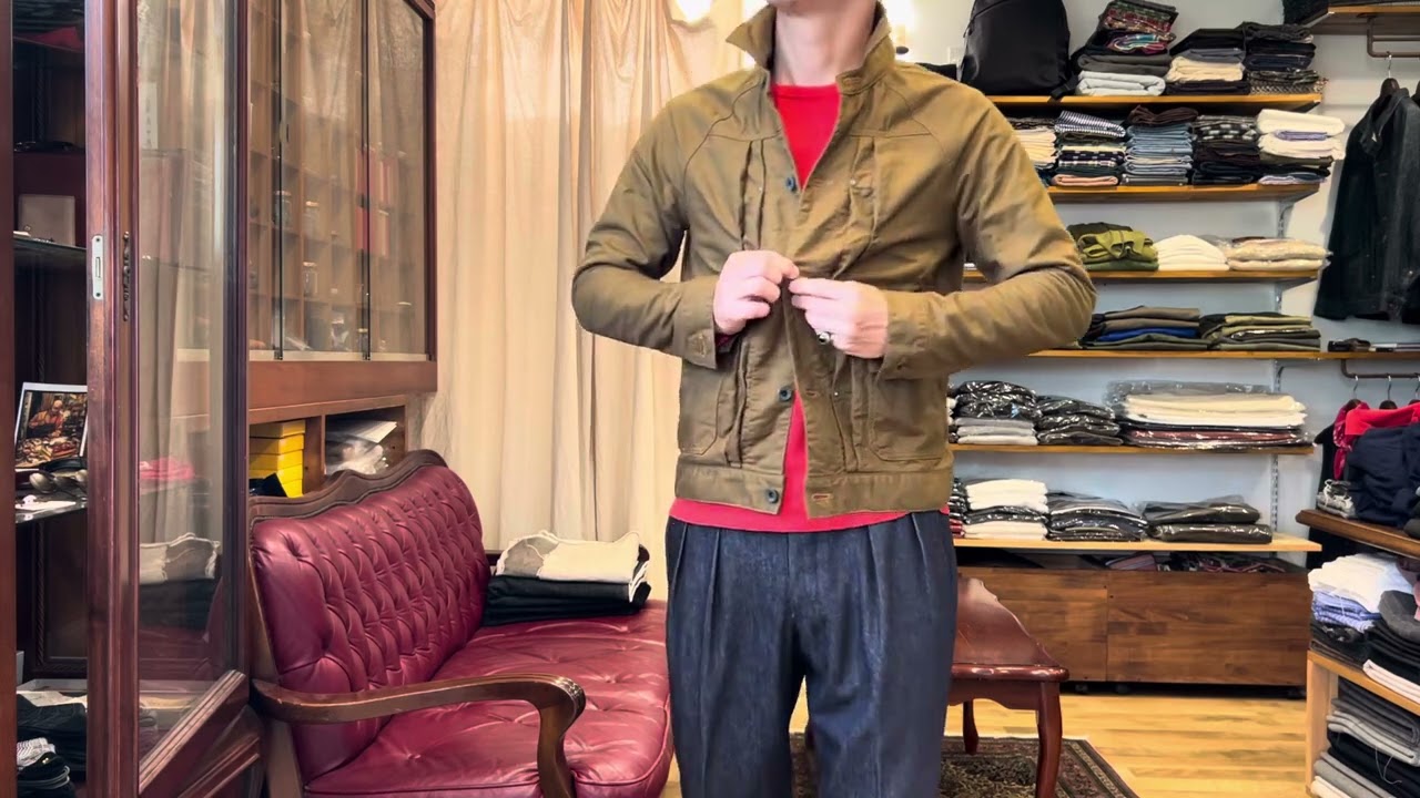 chairmadeチェアメイド ラグランスリーブ デニムジャケット48（М程度