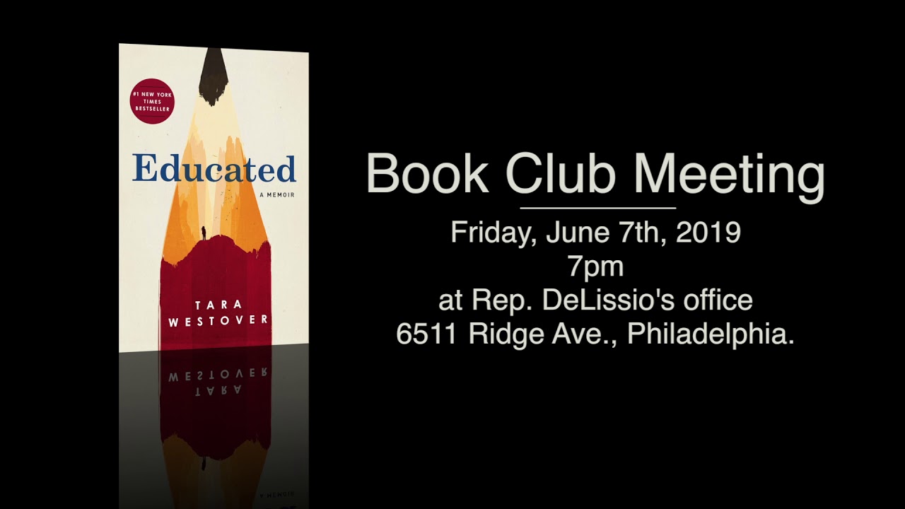 DeLissio Announces Next Book Club Meeting