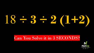 Can You Solve This Most People Get the Order Wrong! | pemdas