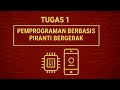 TUGAS 1 PRAKTIKUM PEMPROGRAMAN BERBASIS PIRANTI BERGERAK - UNIVERSITAS TERBUKA