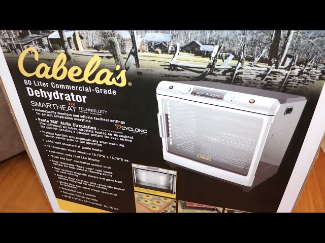 Cabelas 80L Commercial Food Dehydrator Unpacking And First Look