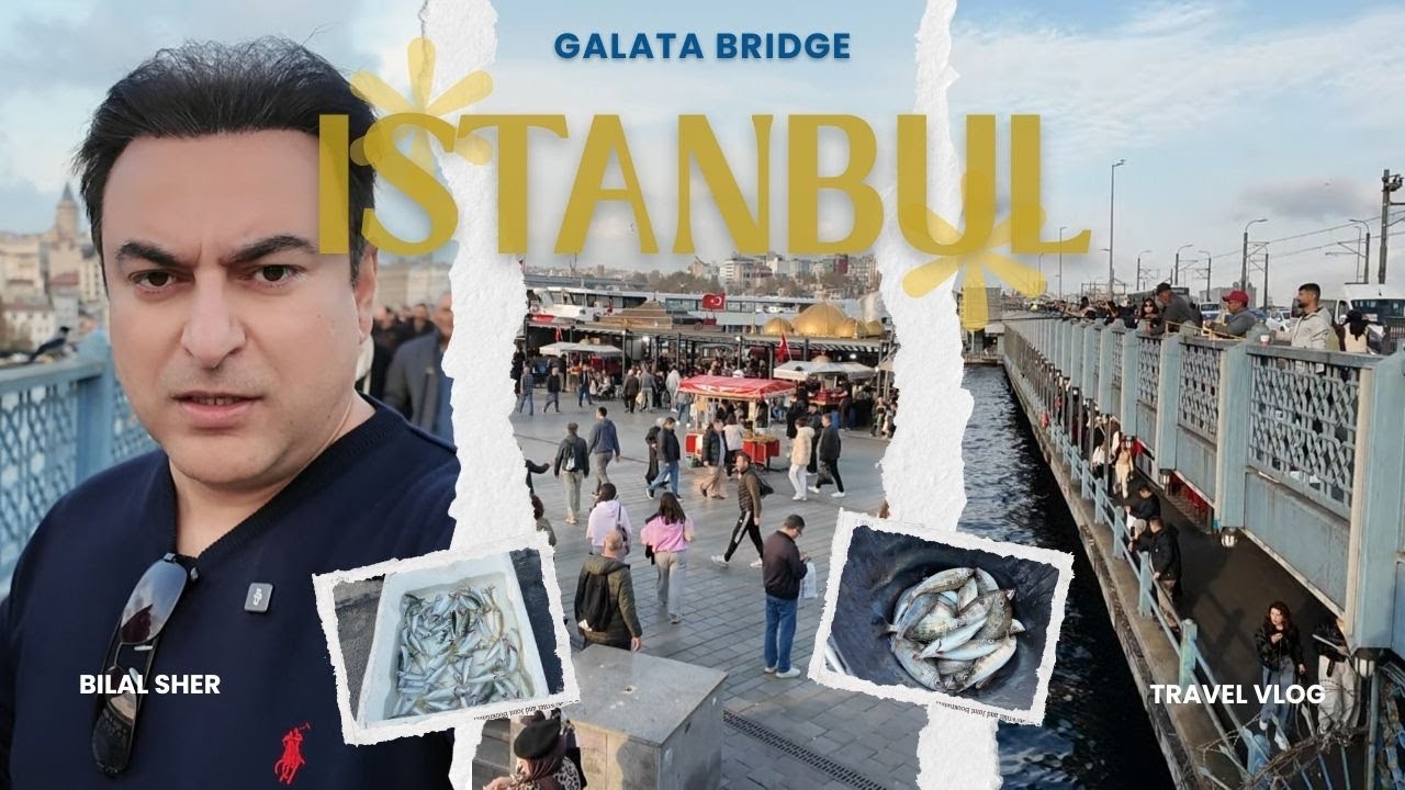 A Side of Istanbul Tourists Miss 🇹🇷 | Exploring Galata Bridge & Local Fishermen | Bilal Sher