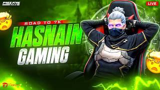 ROAD TO 7K SUBS 🔥 Free Fire LIVE Telugu | Join Fast! #hasnaingaming #freefire #live screenshot 5