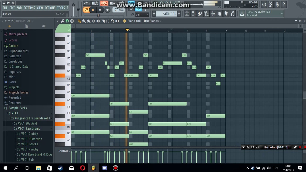 FL Studio Tutorial : How to Make DnB Melody - YouTube