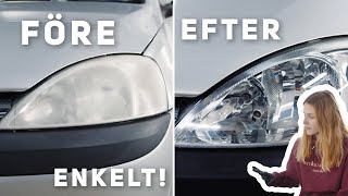 Såhär Polerar Du Strålkastare (Enkelt)