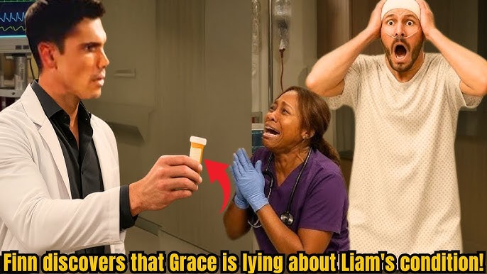 GRACE'S THOSE PILLS ARE POISONING YOU! Finn realizes Grace is lying about  Liam's illness.B&B SPOILER - YouTube