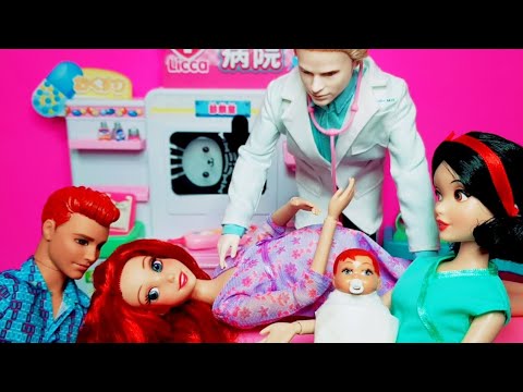 Barbie Doctor Doll Hospital Toy Ambulance Routine Baby Doll Play / gudiya  cartoon - YouTube