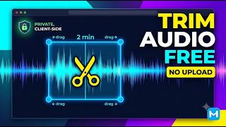 Audio Splitter: Trim Audio Free and Privately