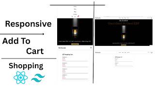 Build a Perfume Website Header &amp; Cart | React + Tailwind CSS Tutorial 🛒