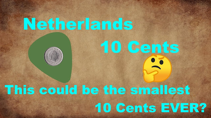 This could be the smallest 10 Cents EVER? 1950 Netherlands 10 Cents