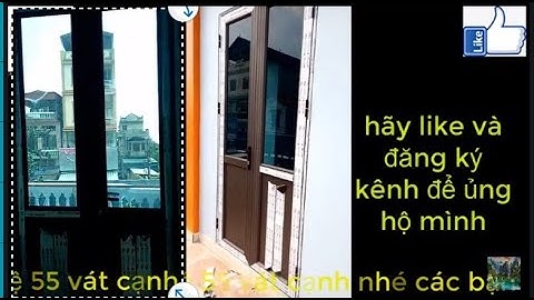 cách trừ cửa đi 2 cánh hệ 55 vát cạnh