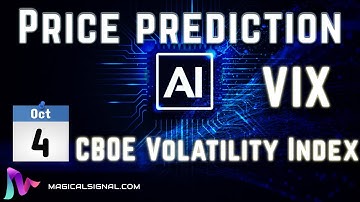 CBOE Volatility Index (VIX/USD) price prediction with AI| Oct 4