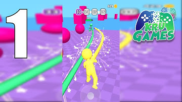 Curvy Punch 3D Gameplay Walkthrough #1 (Android, IOS)