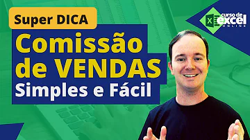 Como calcular valor de comissão no Excel?