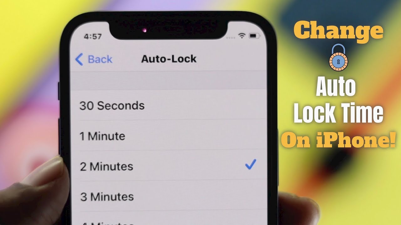 How To Auto Lock Time Screen Timeout! [30 Seconds To Never] - YouTube