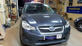 Subaru XV. Установка биксеноновых линз в ПТФ, и в фары.