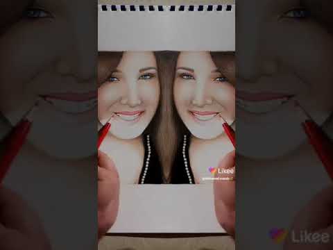شوفو كيف برسم الفنانة نانسي عجرم