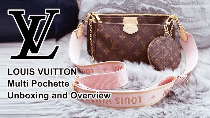 Louis Vuitton Multi Pochette Accessoires Bag REVIEW 🤔 + WHAT FITS INSIDE  ft. Pink Strap 👜 