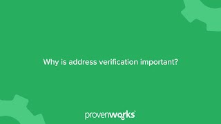 Why an address status field is important | Address verification | Salesforce CRM