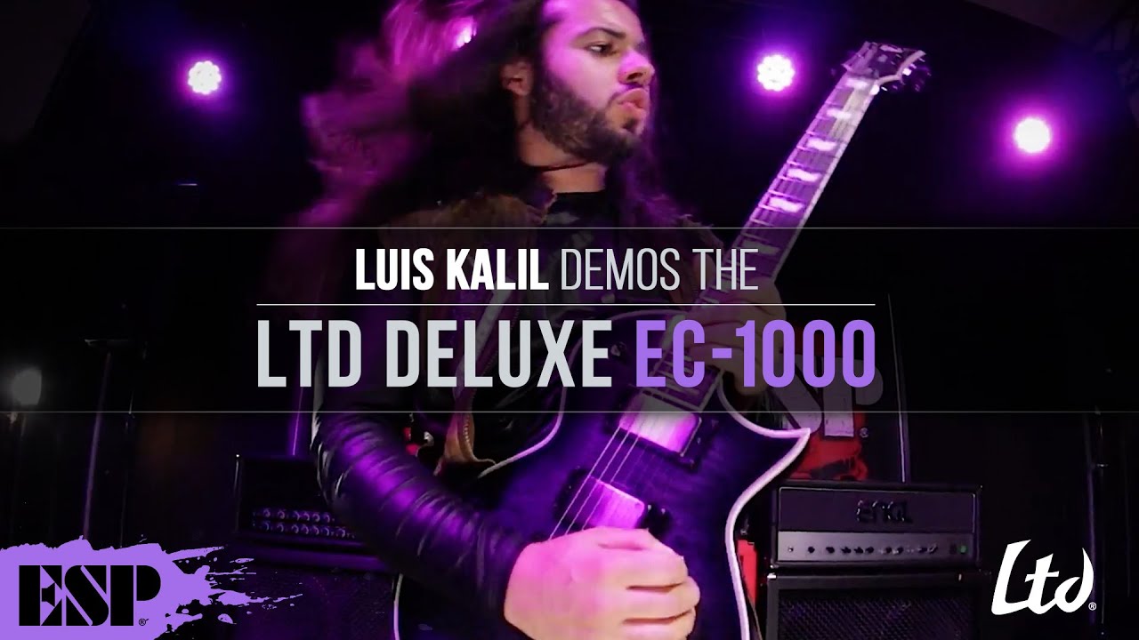 LTD EC-1000 See Thru Purple Sunburst Demo by Luis Kalil | ESP Guitars