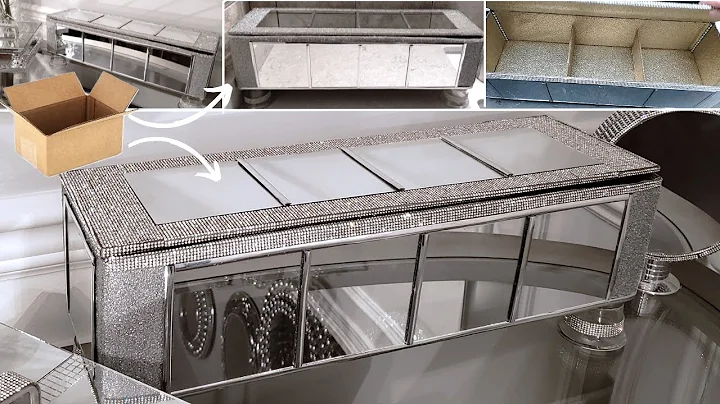 Transform Your Home Storage With Cardboard Boxes | Dollar Tree DIY | Glam Home Decor Ideas