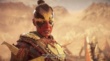 Horizon Forbidden West - Burden of Command: Talk to Yarra at Scalding Spear "A Kid Is Missing" PS5