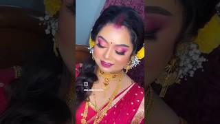 ANNIVERSARY MAKEUP #bengalibride #bridalmakeup #makeuptutorial #reels  #makeup #makeupartist