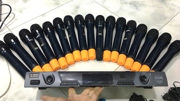 Mic ko Dây Bãi Xịn BBS S-130GS Đời Cao - 6 số tự ngắt - tiếng sạch và Đầm tiếng / 0977 43 43 61