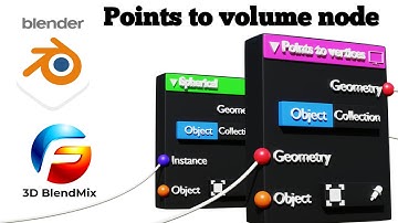 Points to volume node in Blender | learn blender geometry nodes