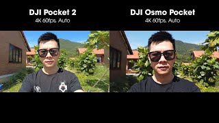 DJI Pocket 2 vs Osmo Pocket Low Light & Day Light Test Comparison