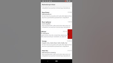CollectionView (Part 2) - Swipeable cells for Android