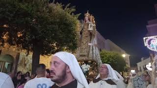 Rientro della Processione sul sagrato parrocchiale - 16 Luglio 2023