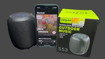 Zealot S53 wireless speaker demo and review