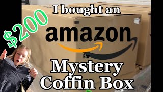 I bought a MYSTERY PALLET COFFIN BOX from Amazon for $200!!