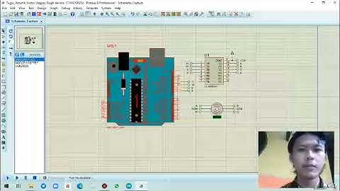 Simulasi motor stepper menggunakan arduino dengan proteus