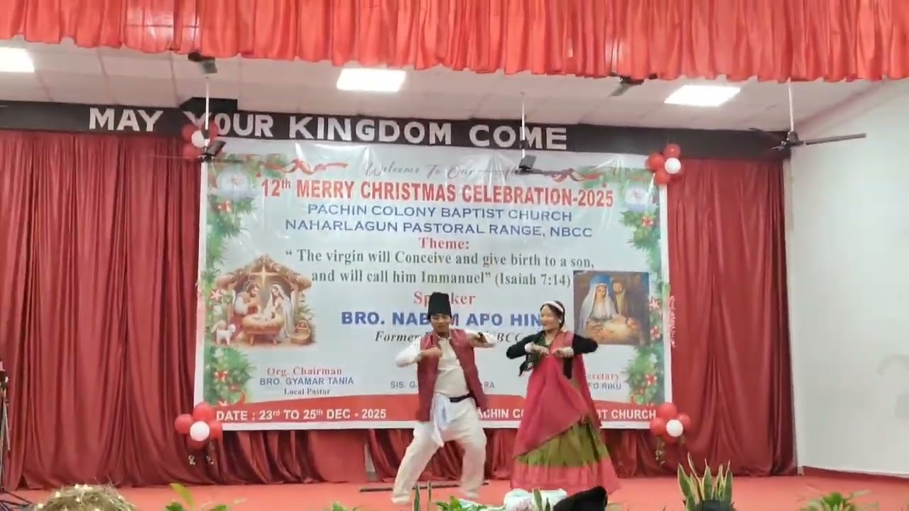 2025 Christmas celebration. Nepali song duet dance by team Ruth 