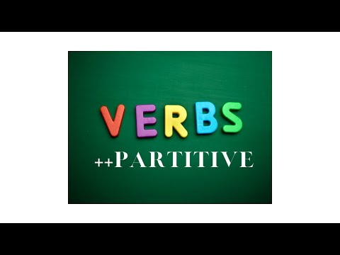 Finnish Grammar For Beginners: Verbi + partitiivi