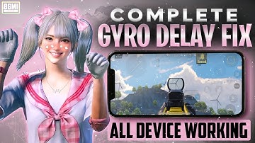 New BGMI Gyro Delay Fix VIVO REDMI REALME OPPO POCO| How To Fix Gyroscope Delay in BGMI FixGyroDelay