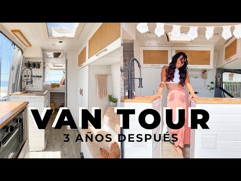 VAN TOUR EN ESPAÑOL ▻ con BAÑO y DUCHA 🚿 después de 3 AÑOS 🚐 