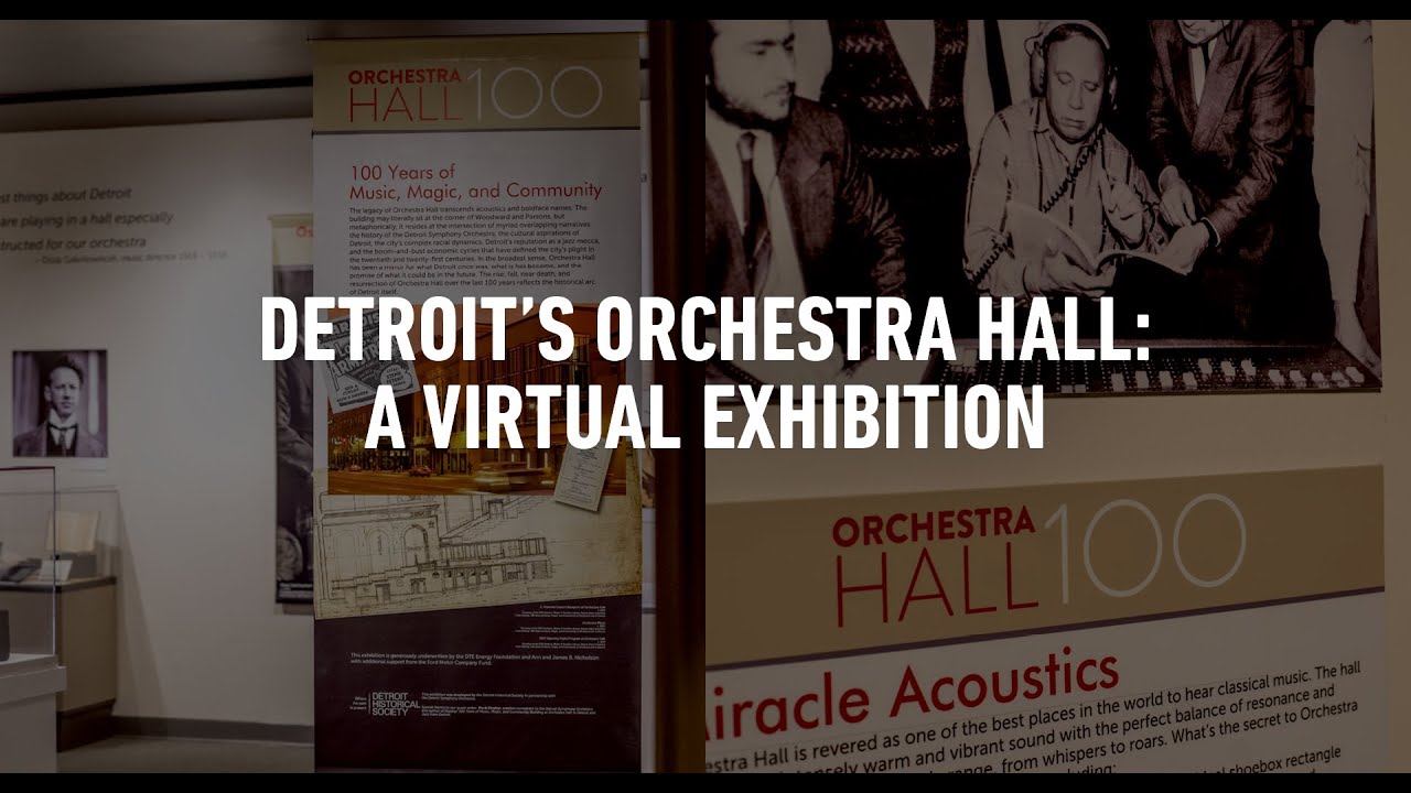 Artwork representing Detroit's Orchestra Hall: A Virtual Exhibition