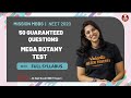 50 NEET Guaranteed Questions | Mega Botany Test | Botany Full Syllabus | Dr.Vani Sood | Vedantu