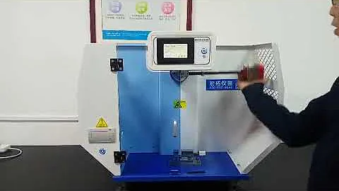Demo Video for Izod Impact Tester for Measuring Plastic