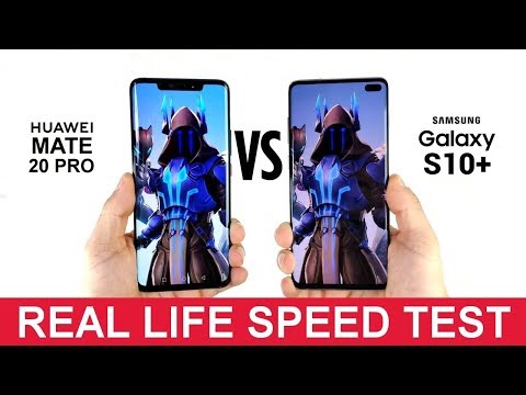 Samsung Galaxy S10 Plus vs Huawei Mate 20 Pro - Real Life Speed Test! [Big Difference?]