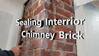 Exposed Chimney Brick