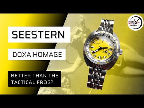 SEESTERN DOXA SUB300 オマージュウォッチ BEST DOXA SUB 300 HOMAGE? Seestern Review #HWR - YouTube