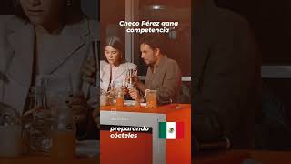 @ChecoPerez gana competencia...preparando cócteles con  @tequilapatronmexico9697