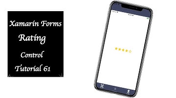Xamarin Forms Rating Control