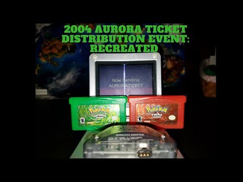 2004 Pokemon FR/LG Aurora Ticket Distribution: Recreating it 13 Years Later